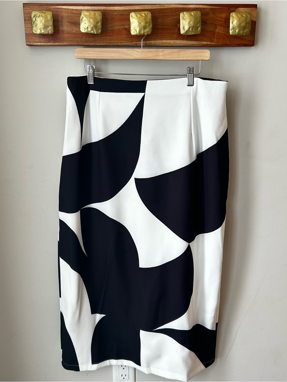 🟢 5 for $25 🟢 NWT STYLEWE Black and White Graphic Skirt Career Wear Capsule Ward
